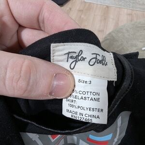 Taylor Joelle Black Kids Dress